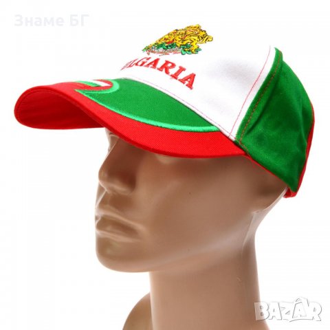шапка в цветовете на българското знаме и бродиран герб, снимка 2 - Шапки - 14392488