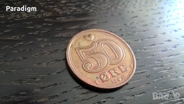 Монета - Норвегия - 50 оре | 1999г., снимка 1 - Нумизматика и бонистика - 33038551