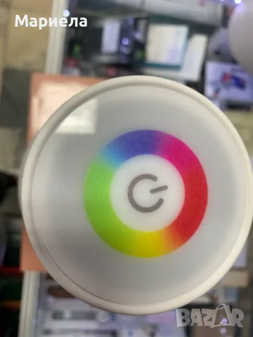 Акумулаторна Безжична Настолна Лампа с 10 цвята , Дизайнерска настолна лампа, снимка 10 - Лед осветление - 47350039