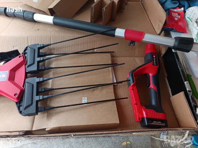 Уред за бране на плодове Einhell Expert GE-FS 18/53 Li-Solo, Акумулаторен, 18 V, снимка 8 - Други инструменти - 50684916