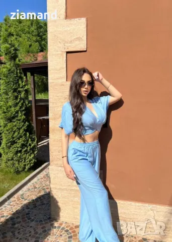 Летен комплект син, снимка 3 - Комплекти - 48024724
