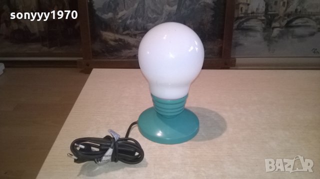 лампа-крушка-21х13-внос швеицария, снимка 2 - Настолни лампи - 27447020