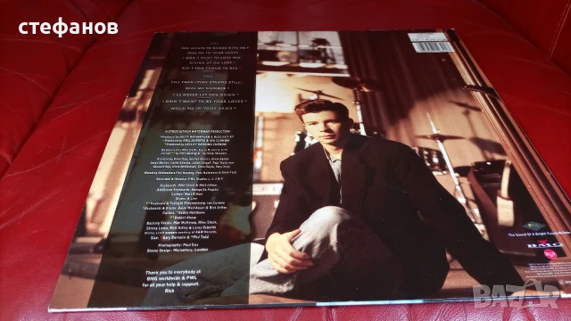 Дългосвиреща грамофонна плоча RICK ASTLEY hold me in your arms, Германия, снимка 2 - Грамофонни плочи - 51270134