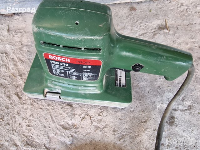 Виброшлайф BOSCH PSS 230, снимка 6 - Други инструменти - 43048191