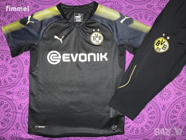 PUMA BVB оригинален комплект на Борусия Дортмунд, 12-13 год, снимка 2 - Детски комплекти - 39394937