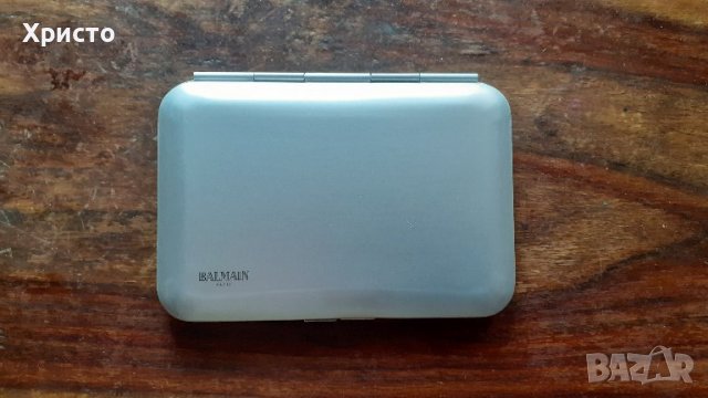 визитник метален Балмейн Париж Balmain Paris джобен