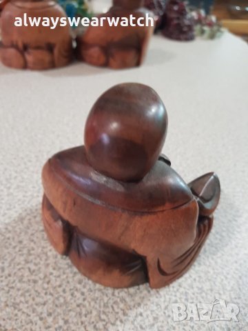 Дървени статуетки Буда / дърворезба / Статуетка - 4 бр., снимка 7 - Статуетки - 27963447