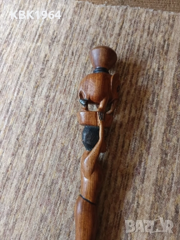 уникален африкански бастун, снимка 2 - Антикварни и старинни предмети - 51651569