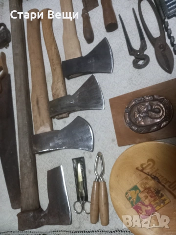 Стари ножове брадви топори инструменти , снимка 7 - Ножове - 53542078