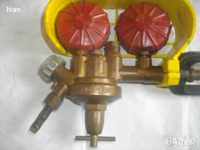 MESSER GRIESHEIM Оригинален РЕДУЦИР ВЕНТИЛ ЗА АЦЕТИЛЕН за оксижен Масивен с предпазна решетка метал, снимка 15 - Други инструменти - 47545903