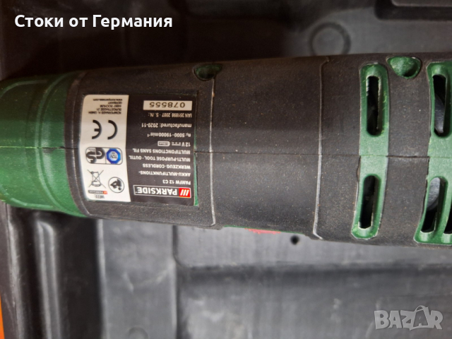 Акумулаторен реноватор Parkside PAMFW 12 C3 - PARKSIDE 12V , снимка 3 - Други инструменти - 38239859
