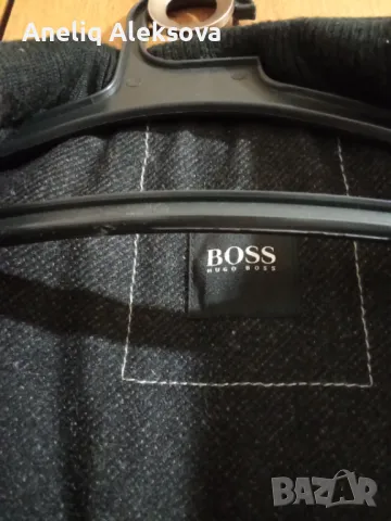 Продавам оригинално марково зимно палто HUGO BOSS размер XL, снимка 2 - Палта - 49026451