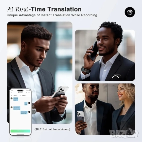 AI гласов рекордер, разговори, чатgpt, цифров гласов рекордер, снимка 4 - Друга електроника - 51724271