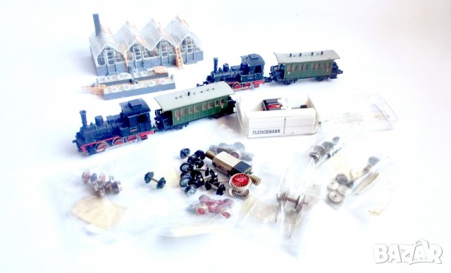 Локомотив и вагони мащаб N и макет мащаб N за влакчета и части, снимка 3 - Колекции - 39778119
