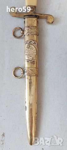  Рядък Румънски соц. морски кортик-щик,нож,сабя, снимка 4 - Антикварни и старинни предмети - 42958309