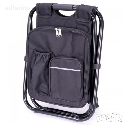 Столче - хладилна раница, рибарско мултифункционално столче с чанта, къмпинг , снимка 3 - Къмпинг мебели - 34400517