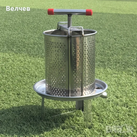 Ръчна преса неръждавейка- грозде ,плодове,зеленчуци ,мед, снимка 4 - Други стоки за дома - 51617171