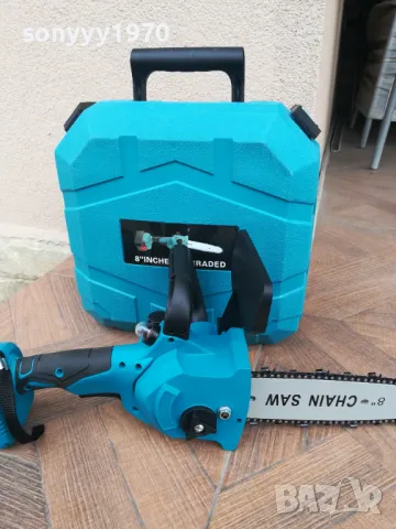 резачка за дърва-голяма 8 инча с 2бр бат и зарядно 0304251514, снимка 9 - Градинска техника - 49751278