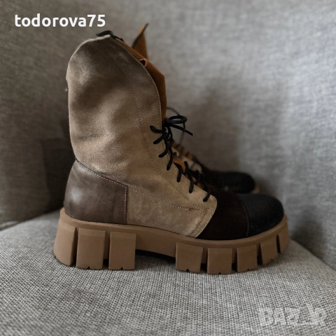 Нови боти от естествена.кожа, снимка 7 - Дамски боти - 52909115