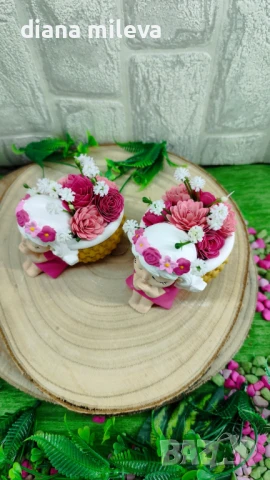 Ангелчета в цвят розов!, снимка 14 - Декорация за дома - 50911878