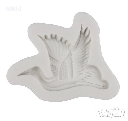 щъркел в полет силиконов молд форма фондан шоколад декор украса, снимка 2 - Форми - 39143700