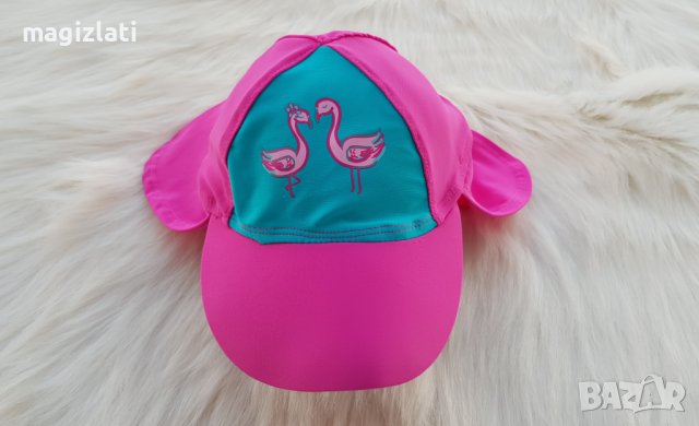 Плажна шапка със защита на вратлето 1-2 години, снимка 11 - Бебешки шапки - 40373735