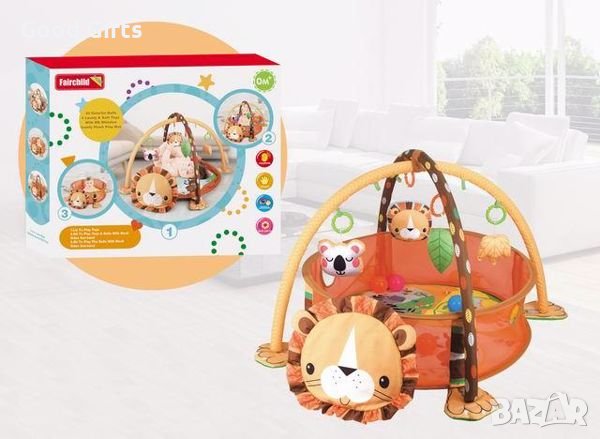 3в1 Активна гимнастика за бебета + игра с топки Лъвче, снимка 2 - Други - 38297639