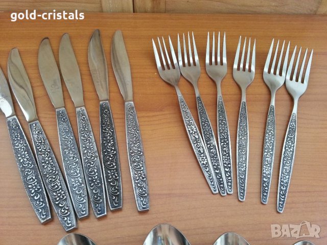 Руски прибори за хранене вилици лъжици  и ножове, снимка 2 - Антикварни и старинни предмети - 33616916