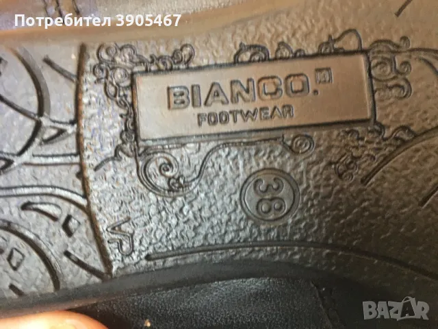 Дамски кожени ботуши BIANCO №38, снимка 4 - Дамски ботуши - 47692345
