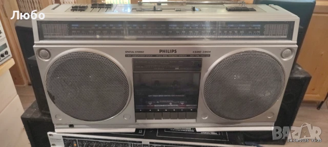Радиокасетофон Philips D8434, снимка 7 - Радиокасетофони, транзистори - 50782740