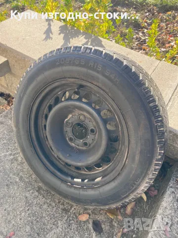 Гума с джанта от Мерцедес 124 комби, снимка 4 - Части - 48021333