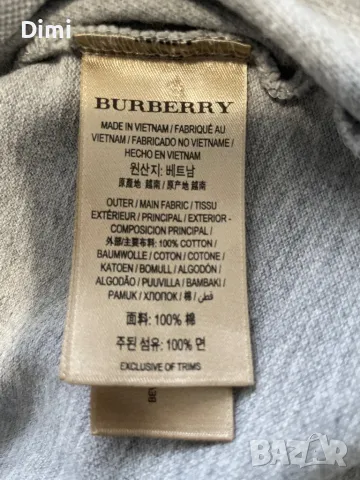 Burberry (S) Оригинал-мъжко поло, снимка 5 - Тениски - 49719456