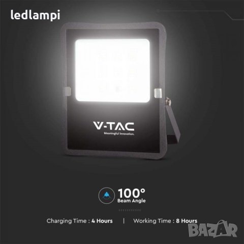 Соларен LED Прожектор 16W IP65 1600Lum, снимка 2 - Соларни лампи - 40346297