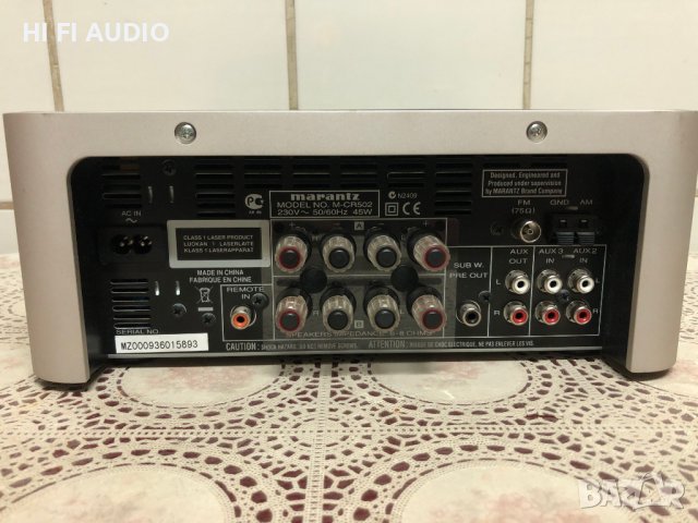 Marantz M-CR502, снимка 12 - Ресийвъри, усилватели, смесителни пултове - 44090260