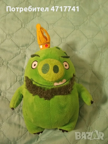 Angry birds плюшена играчка- Прасето крал