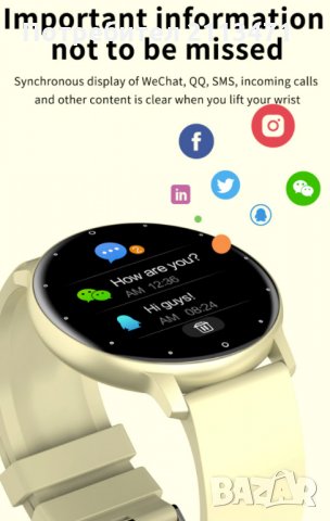 Смарт часовник/Спортна фитнес гривна/часовник /IP67 Водоустойчив, снимка 5 - Смарт гривни - 35135913