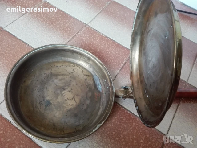 Медна сигнална тръба медна кана и месингов мангал . , снимка 16 - Други стоки за дома - 50822101