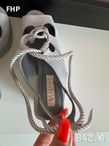 Дамски летни сандали на платформа, снимка 5 - Сандали - 52945967