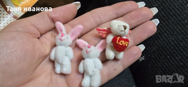 Мини декорации плюш, снимка 4 - Други - 53066948