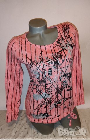 Блуза р-р М, 100 % памук, снимка 1 - Блузи с дълъг ръкав и пуловери - 39678524