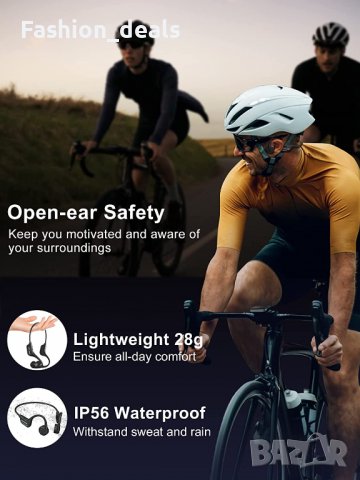 Нови безжични леки Слушалки за тренировка бягане шофиране Стерео звук, снимка 2 - Bluetooth слушалки - 39565735