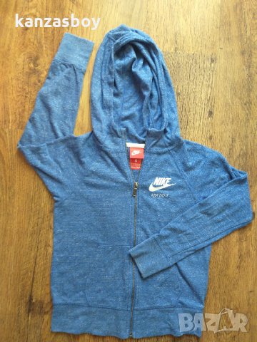Nike Sportswear Girls Vintage Full-Zip Hoodie - страхотно детско горнище, снимка 5 - Детски анцузи и суичери - 32225454