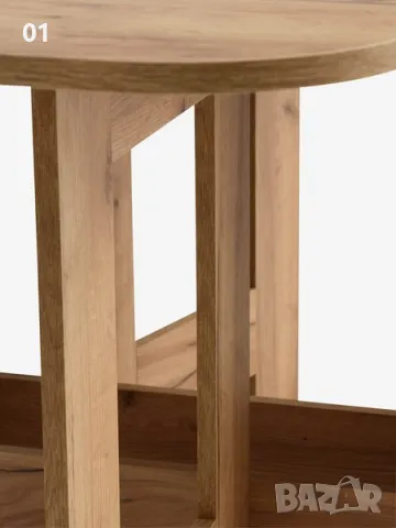 Нова сгъваема кухненска маса ALLING 80x100/163 цвят дъб София/Пловдив, снимка 3 - Маси - 50224164