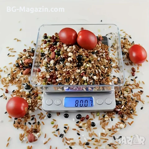 Професионална бижутерска електронна везна 0.01 дигитална кантар кухненска кафе злато бижута храна, снимка 6 - Везни - 50929893