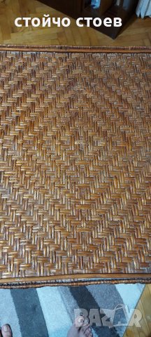 Плетена ратанова маса , снимка 2 - Маси - 37109969