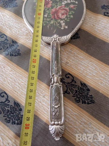 Ръчно дамско огледало арт деко, снимка 2 - Други ценни предмети - 50937123