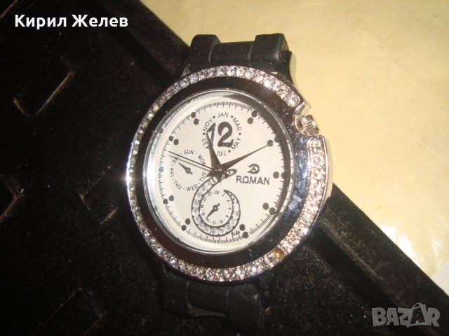 КРАСИВ МАРКОВ КРИСТАЛЕН КВАРЦОВ ДАМСКИ ЧАСОВНИК 21835, снимка 2 - Дамски - 32857139