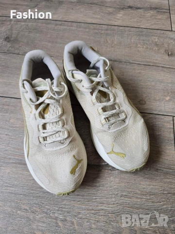 Оригинални маратонки PUMA x Frida Kahlo Nitro Running Shoes Beige/Gold., снимка 10 - Маратонки - 53094883