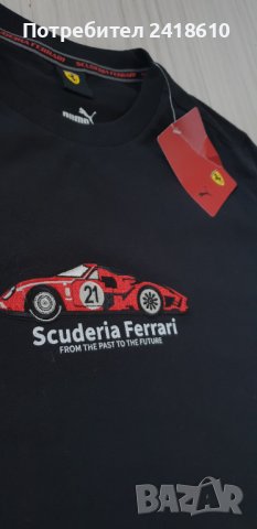 Puma Scuderia Ferrari Mens Cotton Size M НОВО! ОРИГИНАЛ! Мъжка Тениска!, снимка 7 - Тениски - 43584817