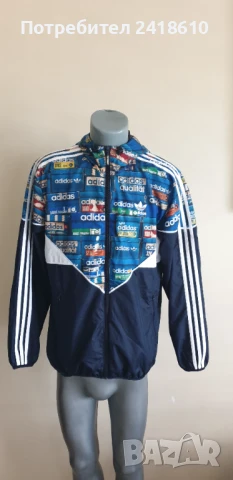 Adidas Originals Windbreaker  Mens Size M НОВО! ОРИГИНАЛ! Мъжко  Яке Тип Ветровка!, снимка 8 - Спортни дрехи, екипи - 51052217